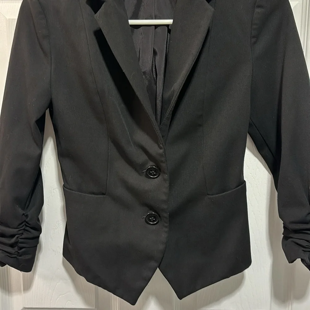 Express Size 0 Express Cropped Blazer - Picture 4 of 9